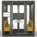 Hidden Soundproof Private Office 4 Person Meeting Booth